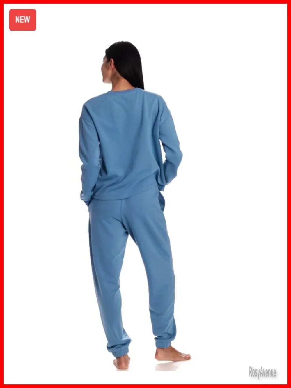 2-Piece Lounge Set with Sweatshirt and Jogger Pajama Pants
